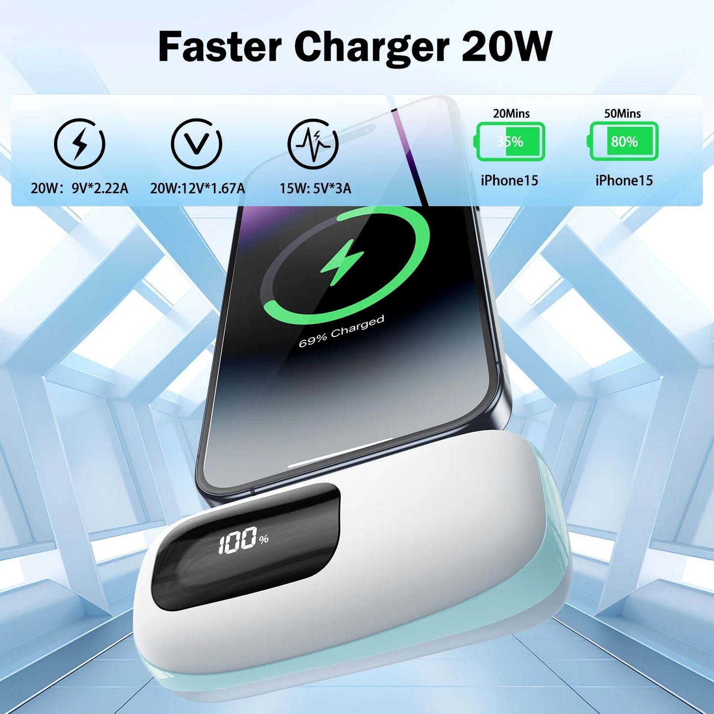 Portable Charger Power Bank 5000Mah