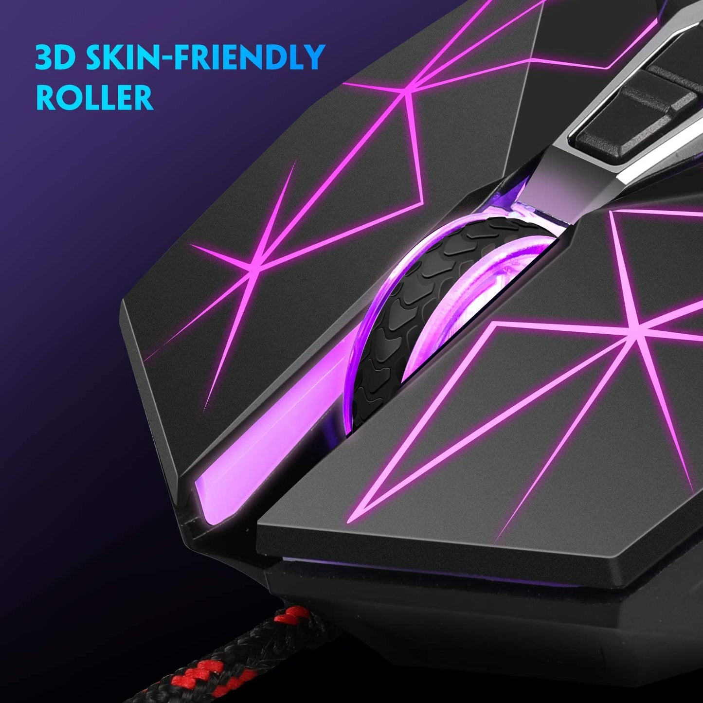 G10 Gaming Mouse Wired with 7 Breathing LED Colors.